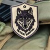 Velcro Patches Tactical Survival Wolf Patch Velcro Military Morale Tactical