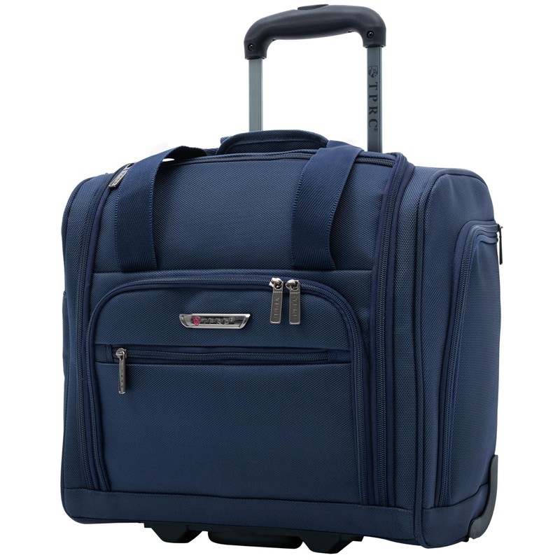 TPRC 15" Smart Under Seat Carry-On Luggage with USB Charging