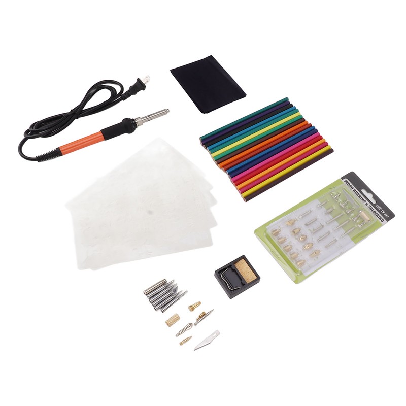 83 PCS Soldering Iron Set 60W Rapid Heating Adjustable Temperature