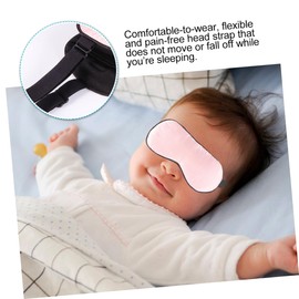 FOMIYES Silk Sleep Eye Mask Strap for Travel and Home Double-sided Shading Cover for Deep Sleep Alleviates Eye Fatigue and Swelling for Airplane and Relaxation