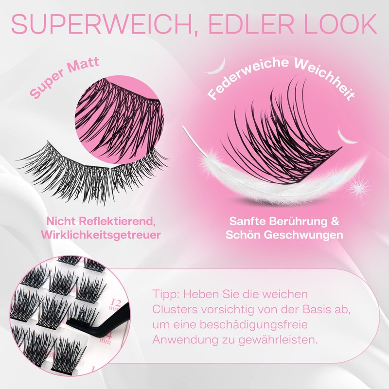 CALAILIS DIY Lash Clusters Lashes CCE103-N