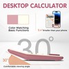 Pendancy Cute Compact Desk Calculator, 12-Digit LCD Display, Basic Functions,