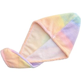 Yardwe Gorro de Ducha de Coral Fleece Super Absorbente para Secado Rápido Envoltura para Mujeres, Cuidado Capilar, Protege contra Daños, Color Aleatorio