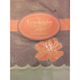 Designer Greetings For A Grandmother Who’s Perfect, Happy Birthday, Beautiful Large, Greeting Card