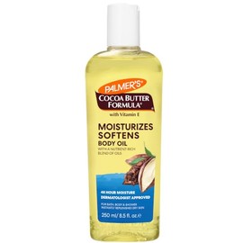 Palmers Cocoa Butter Formula Aceite Corporal Humectante con Manteca de Cacao y Vitamina E, Piel Radiante, Absorción Instantánea, Aceite para Baño,