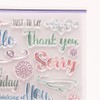 arriettycraft Hello Thank You Sorry Love Words Phrase Birthday Stamps