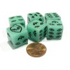 Set of 6 Alien UFO 16mm D6 Koplow Games Dice