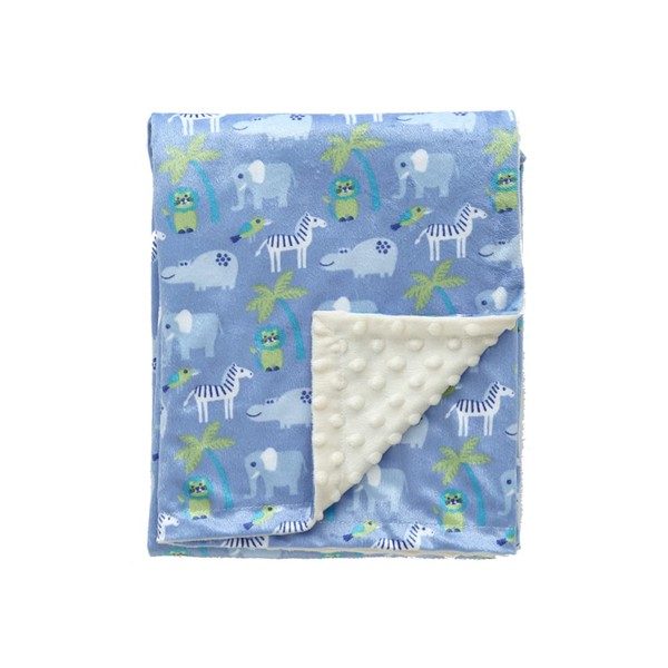 CREVENT Baby Blanket for Boys Soft Plush Receiving Gift for