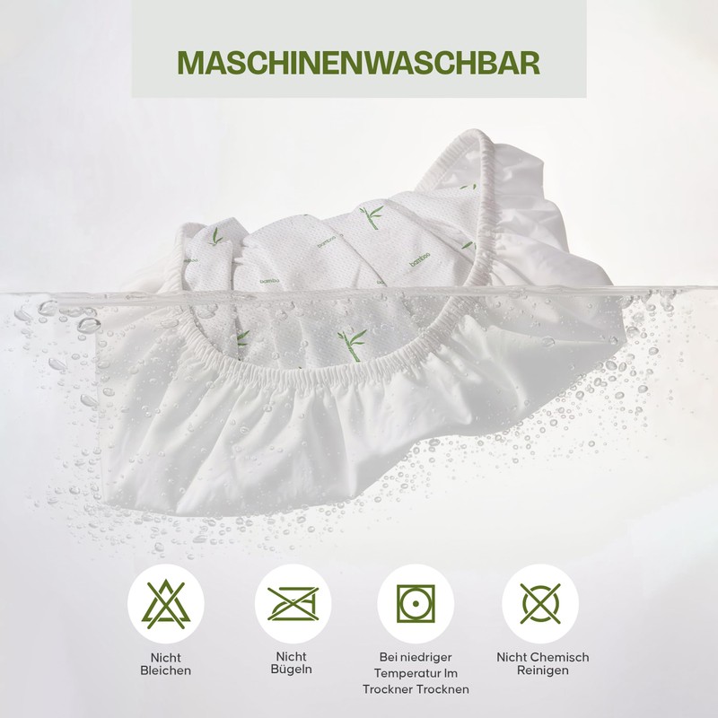 Waterproof Viscose Mattress Protector 100 x 200 x 30 cm,
