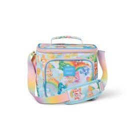 Igloo 90s Retro Collection Square Lunch Box Cooler with Front Pocket and Adjustable Strap, Carebears