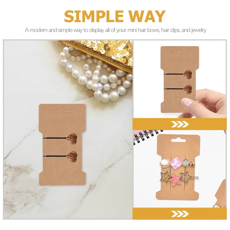 Soportes For Tarjetas Hairpin Card, 200 Unidades