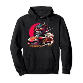 Supra Sports Car Pullover Hoodie