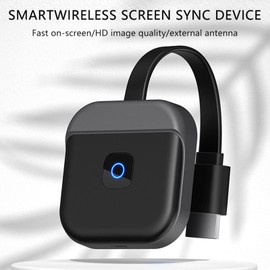 Bewinner Wireless Display Adapter with Antenna, Wireless HDMI Transmitter and Receiver Kit 4K, WiFi Mobile Screen Mirroring Receiver for Laptop PC Smartphone