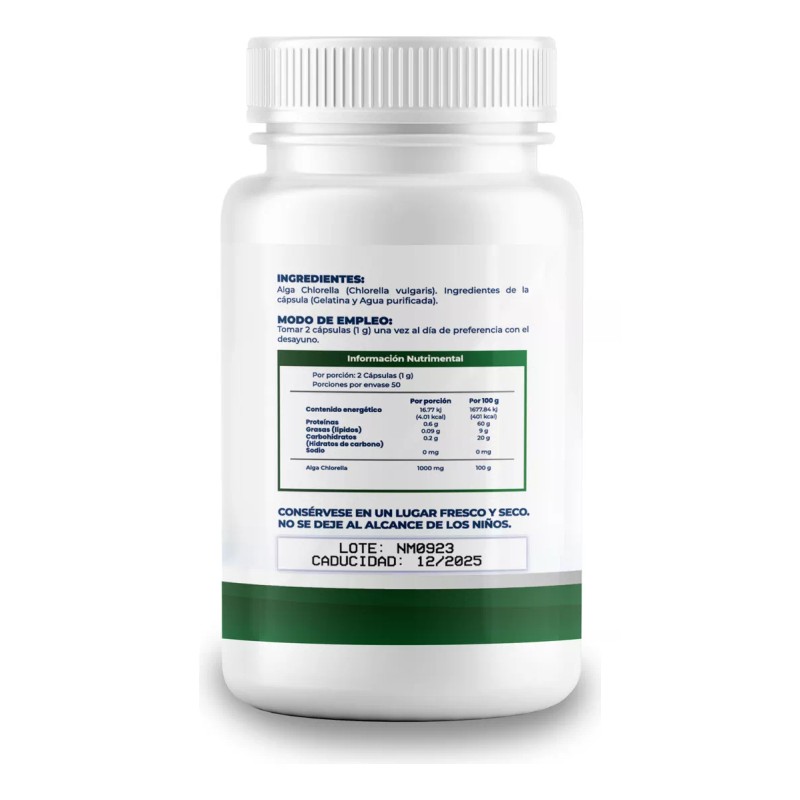 Naíma Alga Chlorella 100 Capsulas