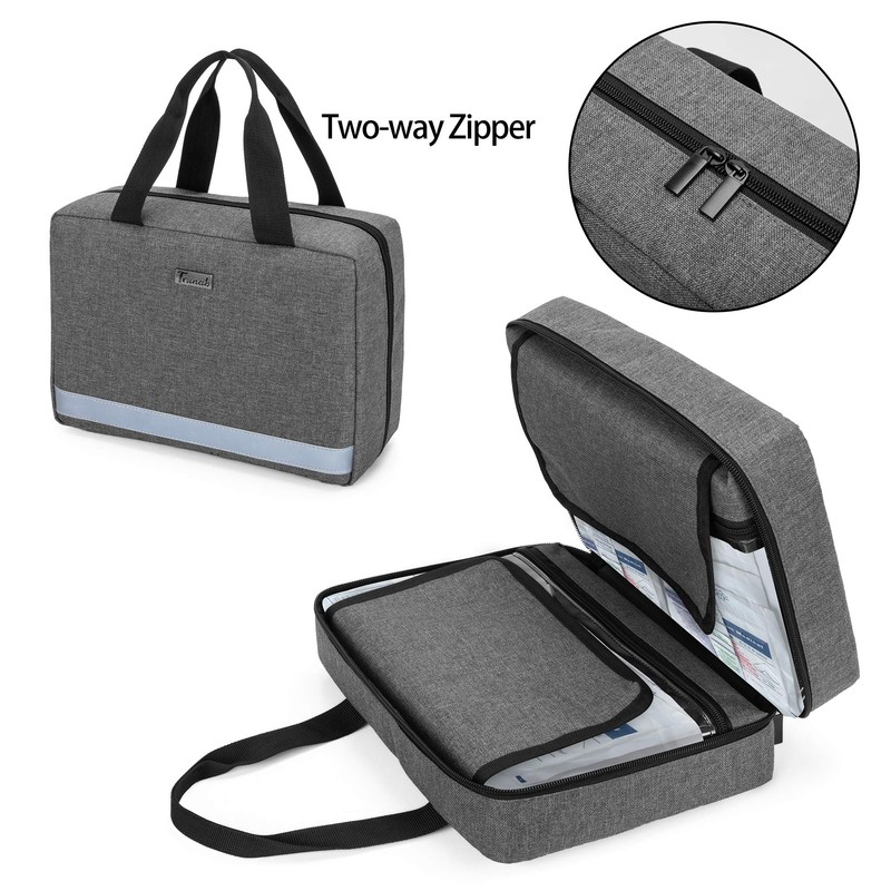Trunab - Bolsa portátil médica para uso doméstico, Gris
