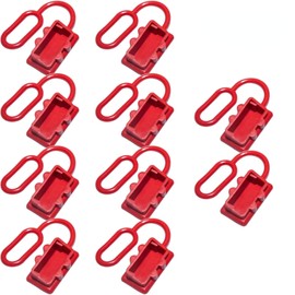 10個 防塵防水コネクターキャップ Andersonプラグカバースタイルコネクター 50AMPバッテリーCaravnダストキャップ