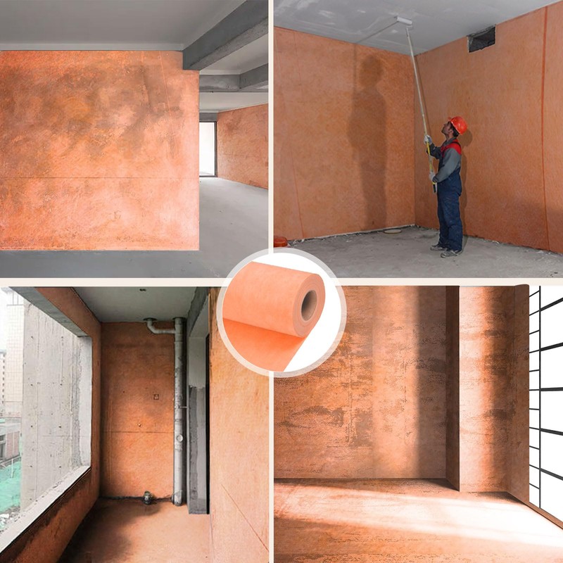 324 SQ FT Waterproofing Membrane for Bathroom Shower, 27.6mil, 3'
