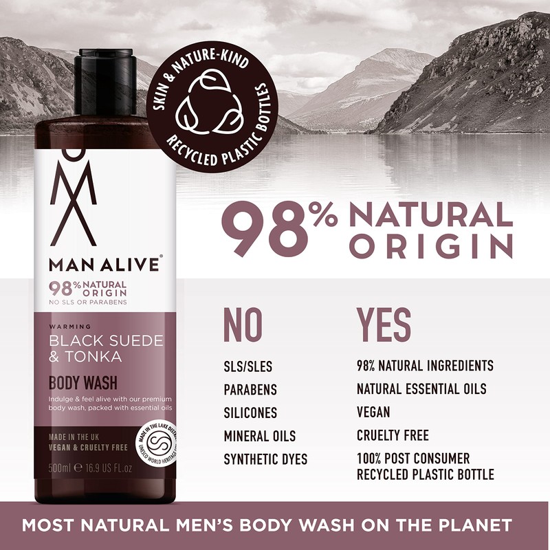 MAN ALIVE MAN ALIVE Shower Gel for men, 500ml mens