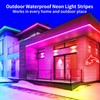 segrass 32.8FT Led Neon Rope Lights Control with App/Remote,Flexible Led