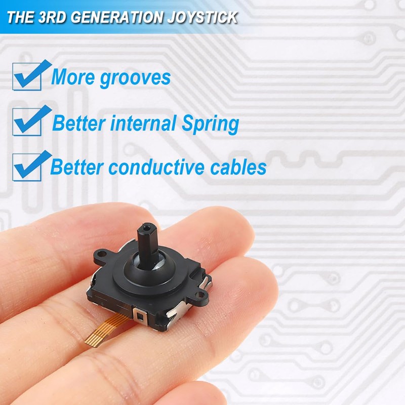 ZHUROUPU 4 Pack Joystick Module Replacement for Oculus Quest 2