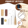 Needle and Thread Kit, Leather Repair Kit, The 12 Pcs