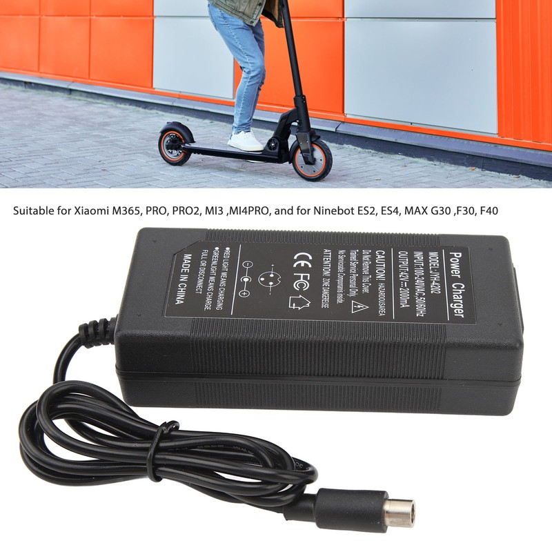 42V 2A Electric Scooter Charger 42V 2A Power Charger Adapter