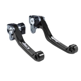 TIRGE Motorcycle CNC Foldable Pivot Clutch Brake Lever Handle for CRF125F CRF125 F CRF 125F 2014 2015 2016 2017 2019 2019 2020 2021 2022 (Black)