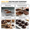 OLDSOUL Chocolate Compound Buttons 2.2 lb | Dark Chocolate 17%