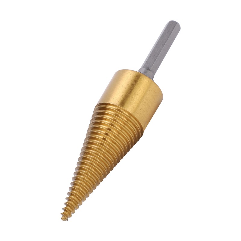 Twist Firewood Splitter Wood Cone Punch Drill Bit Hex Shank