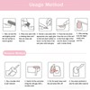 30PCS Almond Press on Nails - French Tip False Nails