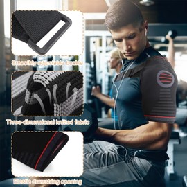 Pluvyze Men's Shoulder Bandage for Women, Shoulder Bandages Men, Shoulder Support, Shoulder Bandages Women, Suitable for Right or Left Shoulder