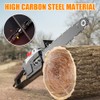 Pack of 12 Round Files for Chainsaws, with 4 Handles,