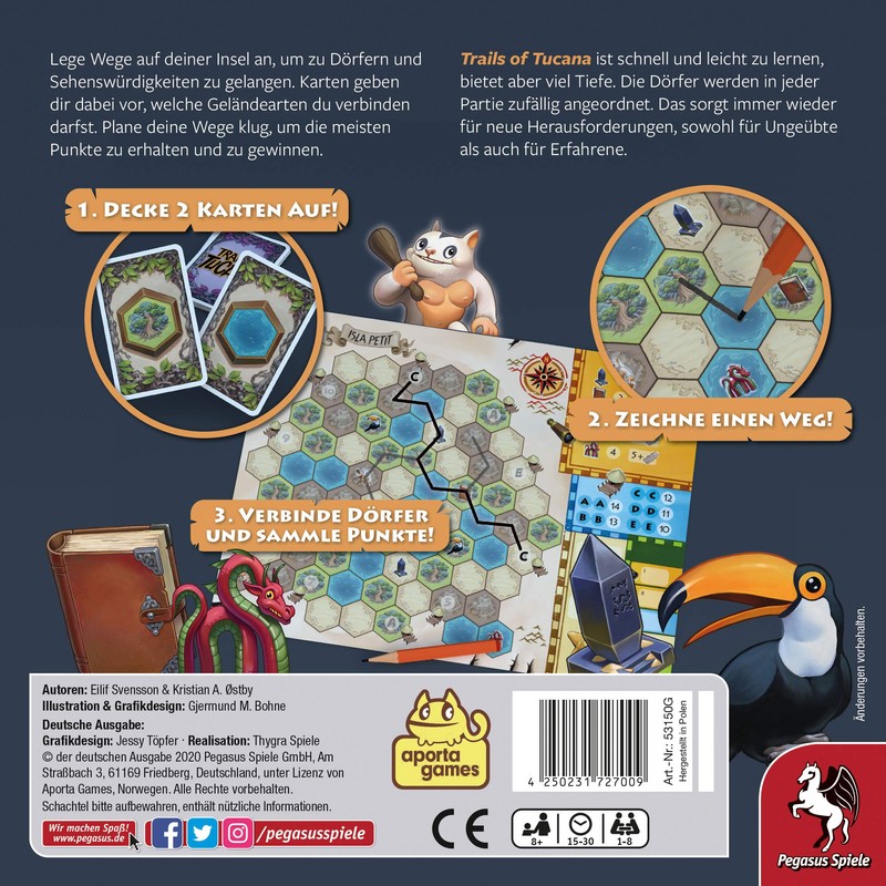 Pegasus Spiele 53150G - Trails of Tucana