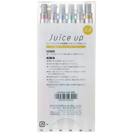 Pilot Knock Gel Ink Extra Fine Ballpoint Pen, Juice Up 04, 6 Metallic Color Assorted (LJP120S4-6CM)