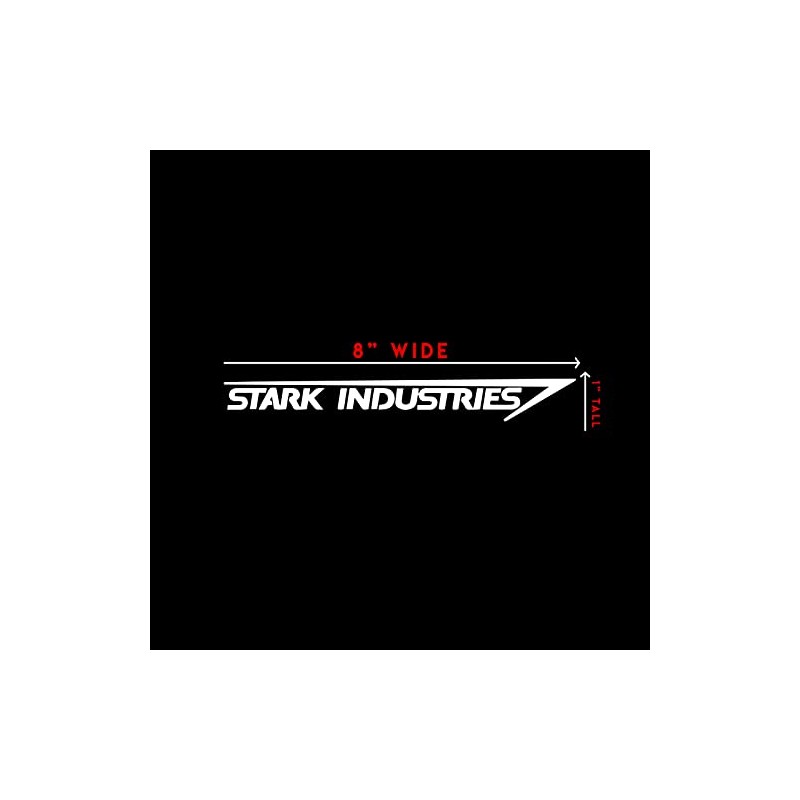 Stark Industries Sticker Decal Notebook Car Laptop 8" x 1"