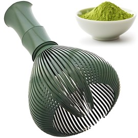 OKAWASI Matcha Blender, Matcha Whisk, ABS Plastic, Bamboo Shape, Matcha Brush, Bubble, Whisk Tool, No Burr, No Mold, Easy to Clean and Dry