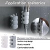 Universal Silicone Shower Head Holder, Upgrade 2025 Suction Cup Holder