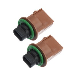 ACROPIX Turn Signal Light Park Stop Marker Lamp Bulb Socket Holder 9E53-13411-AA for Ford F-250 F-350 Super Duty 2017 Plastic Brown (Set of 2) Car Parts