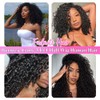 Fuduete 22 Inch Burmese Curly Half Wig 180 Density Seamless