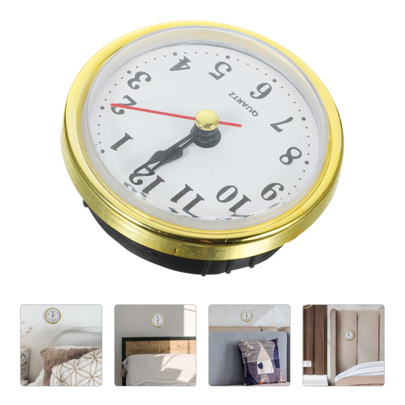 Gadpiparty Embedded Clock Head DIY Clock Insert Alarm Clock Flip
