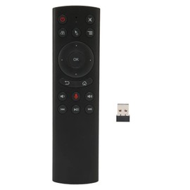 Voice Remote Control, G20S 2.4G RF Air Mouse Remote Controller Replacement, with 6 Axis Gyroscope IR Learning, for TV Projector Computer(G20S with Gyroscope)