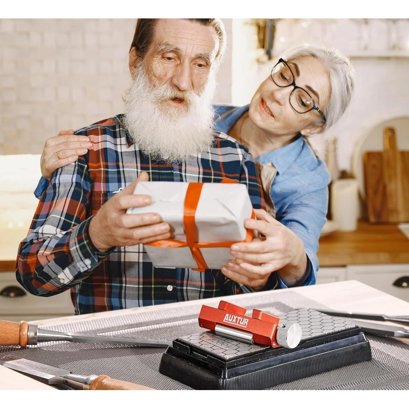 AUXTUR Honing Guide for Woodworking Chisels and Planes Sharpening System