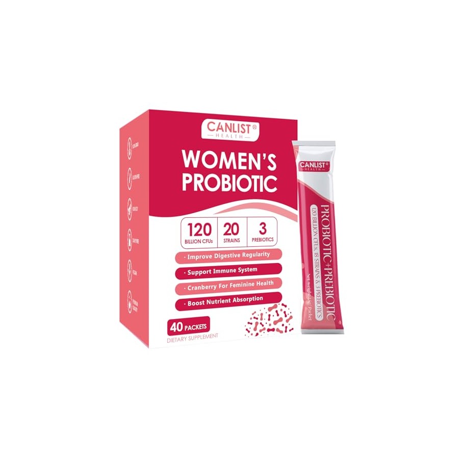 CANLIST Women's Probiotic Powder - Digestive & Immune Support