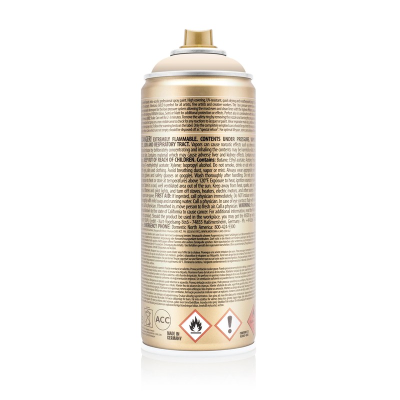 Montana Cans GOLD Spray Paint, 400ml, Latte