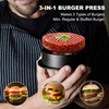 Navani 3-in-1 Burger Press | Non-Stick Patty Makers | 100
