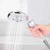 LED Negative Ion Shower Head Handheld WaterSaving Pressurized Hand Shower