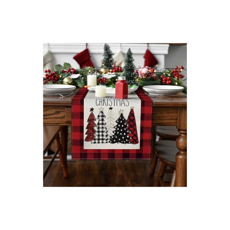 uunida Camino de Mesa Navidad Estampado - Decoración Navideña -