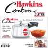 Hawkins HC30 Contura 3-Liter Pressure Cooker, Small, Aluminum