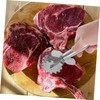 OHPHCALL 1Pc Stainless Steel Meat Tenderizer Tool Wheel Design for