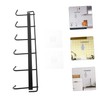 Alipis Hanging Rail Rack Kitchen Utensil Hanger Wall Mount Pot